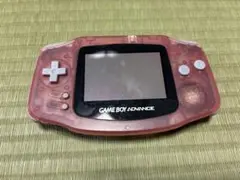 ジャンク品 ゲームボーイアドバンス 本体 クリアピンク