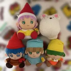 とんがり帽子のメモル　ぬいぐるみ　全5種 フルコンプリート　1993年物 バンプレスト とんがり帽子のメモル とるとるキャッチャー