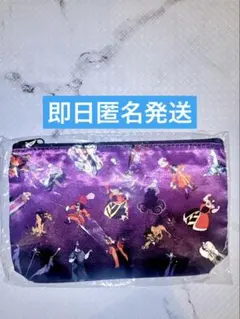 新品未開封【ヴィランズ】オリジナルポーチ Disney Store CLUBのサムネイル