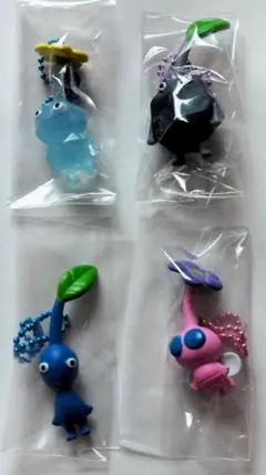 ピクミン　マスコット＆フルーツグミ２　4個セット　氷　岩　青　羽
