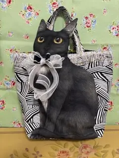 コヤンイサムチョン　トートバッグ　Big黒猫