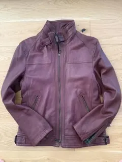 BURBERRY シングルレザージャケット ライダース 羊革 三陽商会 BURBERRY シングルレザージャケット ライダース 羊革 三陽商会