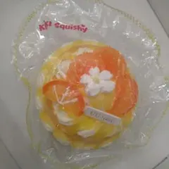 Kiki Squishy オレンジ　ベーグル　 スクイーズ　みかん