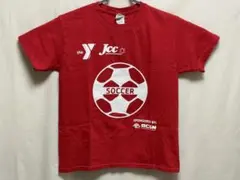 【USAキッズ古着】YMCA JCC サッカープリント Tシャツのサムネイル