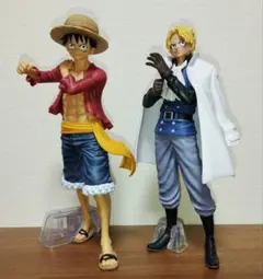 ワンピースフィギュア 一番くじ ルフィ サボ MASTERLISE 箱あり