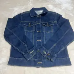 【美品】サイズM ダークブルー デニムジャケット
