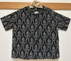 新品 未使用 ツハル tsuharu 野花柄総刺繍セーラーカラーブラウスのサムネイル
