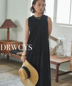 ✼美品✼ ドロシーズ ブラック コットン リラックス ノースリーブワンピース