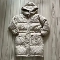 美品　lovetoxic ベージュ ダウンコート Sサイズ
