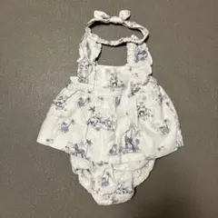 baby GAP サファリ柄 セットアップ ヘアバンド3点セット12-18M