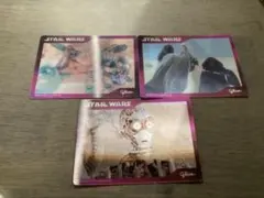 グリコ　スターウォーズ　レンチキュラーカードセット③ エピソード1 3枚セット