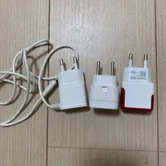 韓国 電源アダプター 3個セット