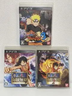 NARUTO ナルティメット Storm 3 ONE PIECE海賊無双 PS3