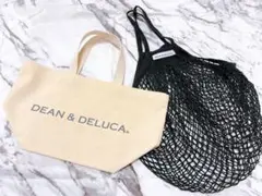 DEAN & DELUCA★トートバッグ ナチュラル Sサイズ ネットバッグ★