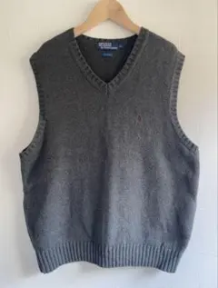 Polo by Ralph Lauren グレー ベスト LL
