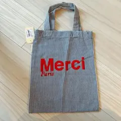 Merci Paris ストライプ トートバッグのサムネイル