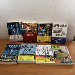 【8冊】東野圭吾 小説セット 文庫本のサムネイル