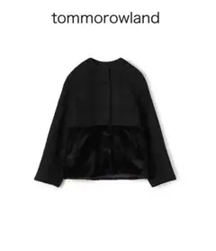美品　トゥモローランド　ショートコート　黒　定価¥38,500