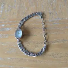 agete アガット シルバー 925 ブレスレット ウォッチ クォーツ 腕時計