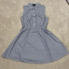 【新品タグ付き✨️】FOREVER 21 ストライプ ノースリーブ ワンピース M