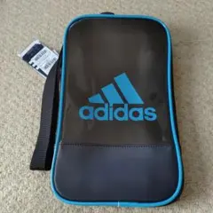 adidas シューズケース D0514 ブラック/インテンスブルー