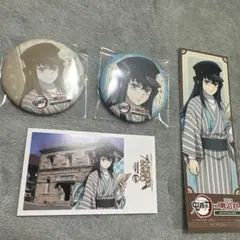 鬼滅の刃 明治村コラボ 缶バッジ しおり スタンプラリー　時透無一郎