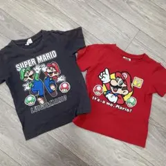 スーパーマリオ Tシャツ 120サイズ 2枚セット