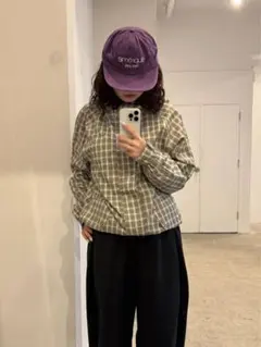 チェックジャケット