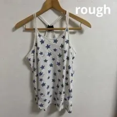 rough ラフ　星柄　キャミソール　M フリーサイズ　黒猫のサムネイル