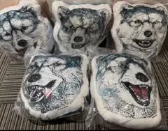 MWAM　一番くじ　C賞D賞Ｅ賞Ｆ賞Ｇ賞フェイスクッション　5種コンプセット