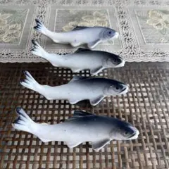 箸置き 4個セット 魚(鮎)型陶器
