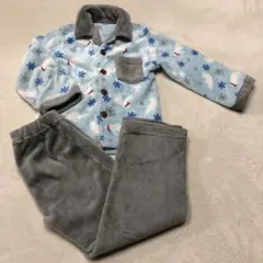 120cm フリース  ボア　裏起毛　ルームウェア　スウェット　上下　セット