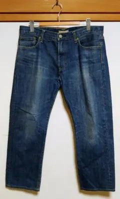 UNIQLO ストレートデニム 34 (86.5cm) ダークブルー