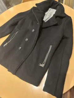 ▫️美品▫️ メンズ men's Pコート　ダブルブレスト　定価7万円　イタリア製