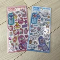 平成はっぴーフォン　シール　サンリオ　キティ　シナモン