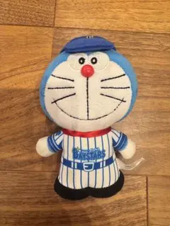 横浜DeNAベイスターズ　ドラえもん　ぬいぐるみ マスコット①のサムネイル