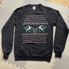 JERZEES Vail プリント スウェット ブラック