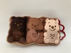 ディズニー プーさん ぬいぐるみキーホルダー・キーチェーン 3連