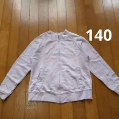 CROWN BANBY　ジップアップブルゾン　140cm　ラベンダー