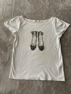 クチュールブローチ　半袖カットソーTシャツ36 Sサイズのサムネイル