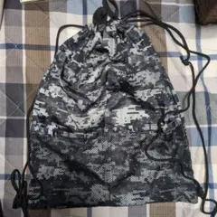 ATHLETA ナップサックメッシュポケット付きバッグ