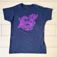 美品　アナスイ　ANNA SUI プリントTシャツ　XL ネイビー　USA製のサムネイル