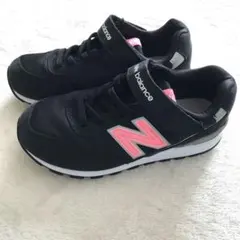 New Balance スニーカー ブラック/ピンク　19センチ☆