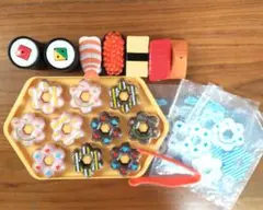 こどもちゃれんじ　すしかたちパズル　かずのドーナツやさん　おままごと　ベネッセ
