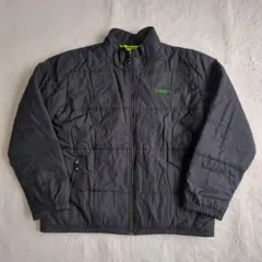 adidas アディダス 中綿ジャケット ブルゾン ワンポイント 黒 メンズ