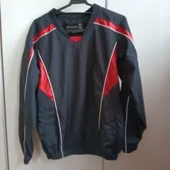 Mizuno ピステ・ウィンドブレーカー 黒/赤