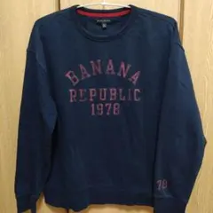 BANANA REPUBLIC スウェット ネイビー M