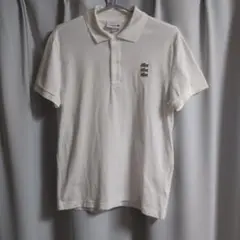 LACOSTE ホワイト スリムフィット ポロシャツ US M