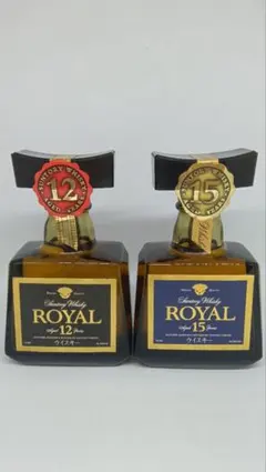 サントリー ローヤル ミニボトル 4本セット 特級 黒12年 青15年 50ml 2026年最新】サントリーローヤル12年の人気アイテム - メルカリ