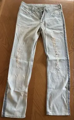 DIESEL デニムパンツ ライトブルー D.L.刺繍 32インチのサムネイル